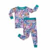 Little Sleepies Sweet Pea Floral Bamboo Viscose Two-Piece Pajama Set
