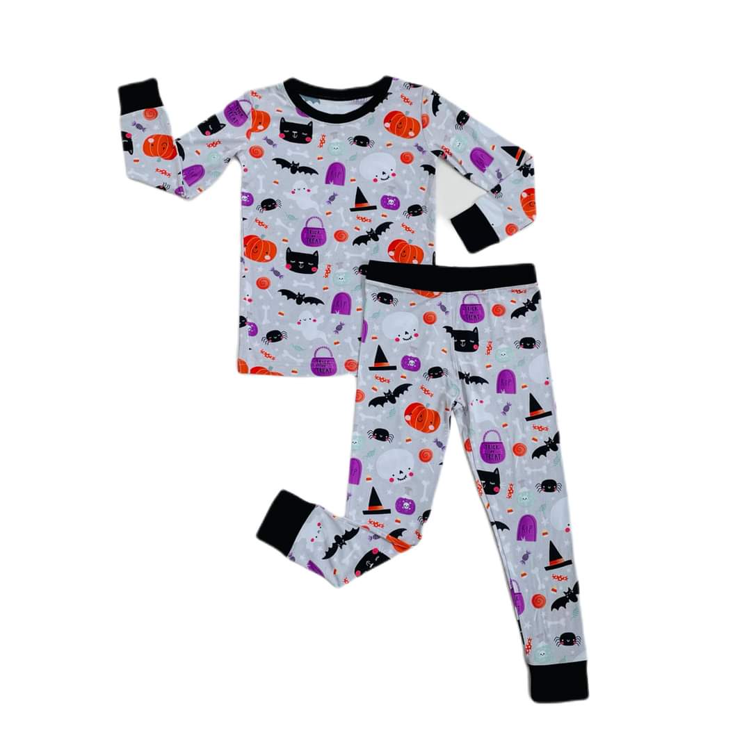 Little Sleepies Trick or Treat Two-Piece Bamboo Viscose Pajama Set ...