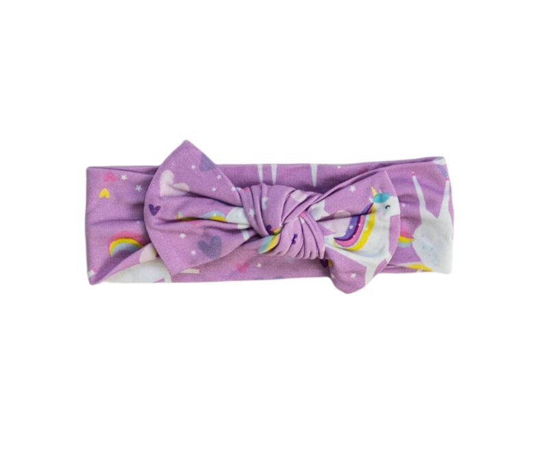 Little Sleepies Sienna's Unicorns Bow Headband