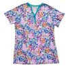 Little Sleepies Sweet Pea Floral Short Sleeve Women's Bamboo Pajama Top