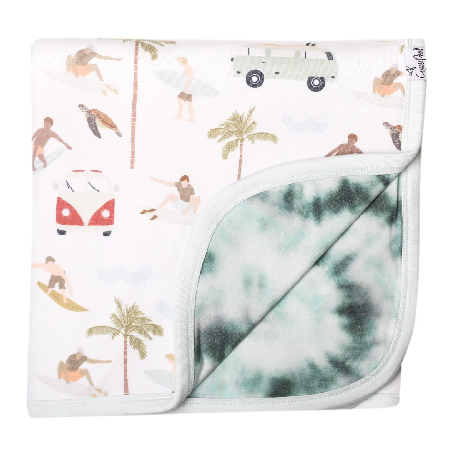 Copper Pearl Maui 3Layer Stretchy Quilt Blossom