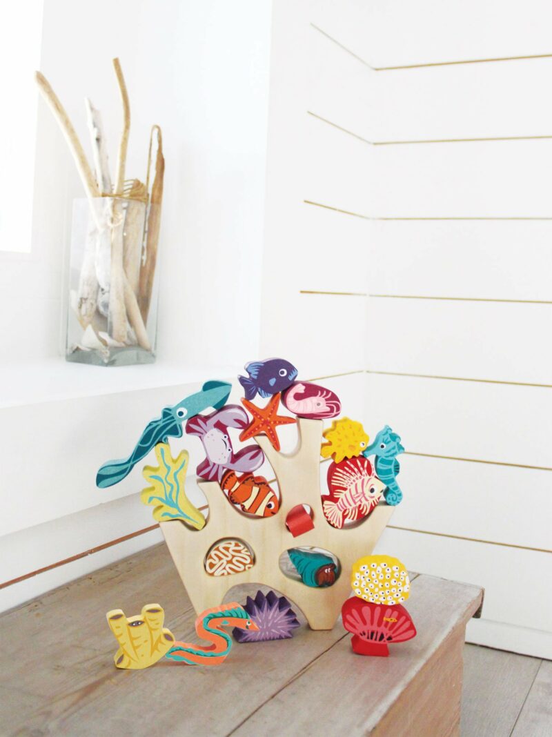 Tender Leaf Toys Stacking Coral Reef Animal Set