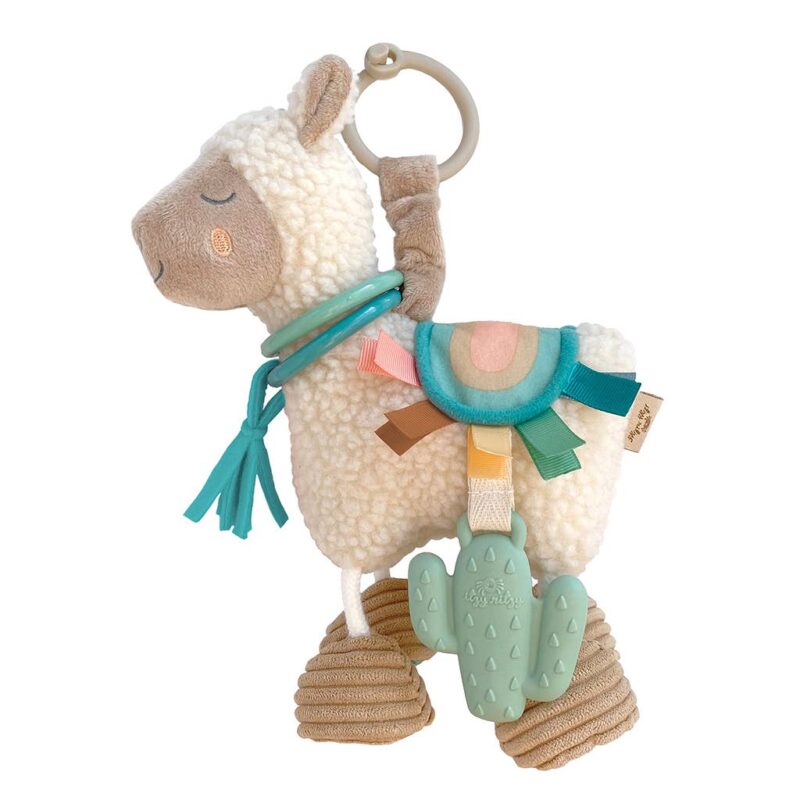 Itzy Ritzy Llama Activity Plush Silicone Teether Toy