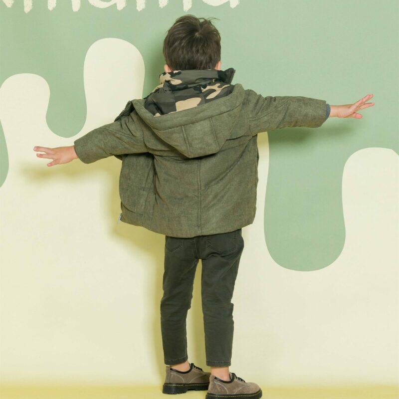 Aimama Army Green Puffer Jacket