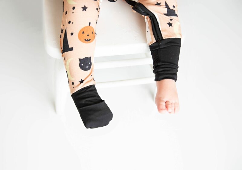 Emerson and Friends Trick or Treat Halloween Bamboo Viscose Convertible Footie