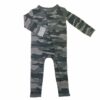 Laree + Co Kace Camo Bamboo Snap Romper