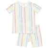 Kyte BABY Short Sleeve Toddler Pajama Set in Herringbone