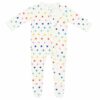 Kyte BABY Zippered Footie in Polka Dots
