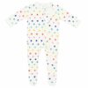 Kyte BABY Zippered Footie in Polka Dots