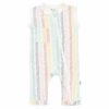 Kyte BABY Zippered Sleeveless Romper in Herringbone
