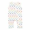 Kyte BABY Zippered Sleeveless Romper in Polka Dots