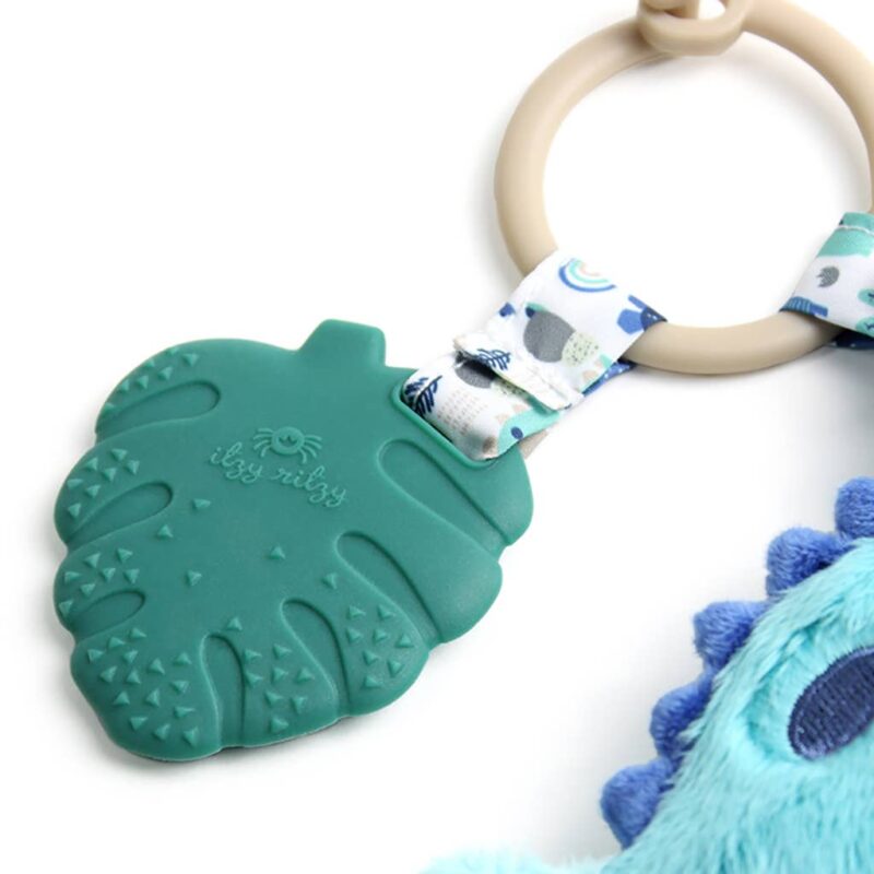 Itzy Ritzy Dino Itzy Pal Plush + Teether