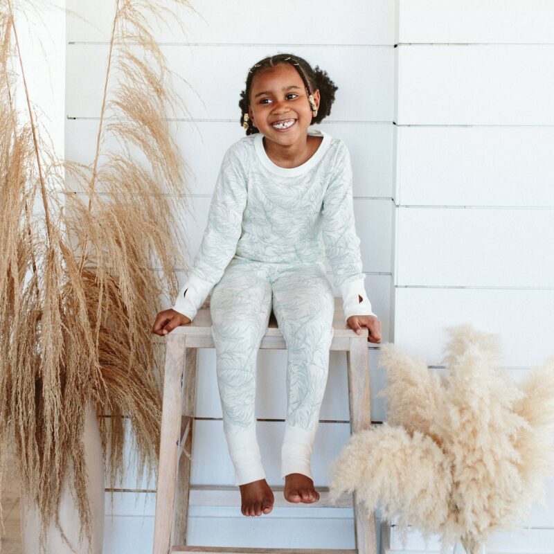 goumi Coastal Bamboo Kid's Loungewear Set goumi Coastal Bamboo Kid's Loungewear Set