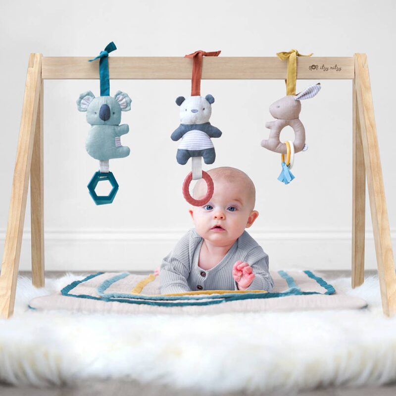 Itzy Ritzy Ritzy Activity Wooden Gym with Toys