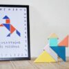 Me&mine Tangram Puzzle in Pastel Colors