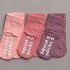 Squid Socks Cami Collection Pink Bamboo Socks 3 Pack