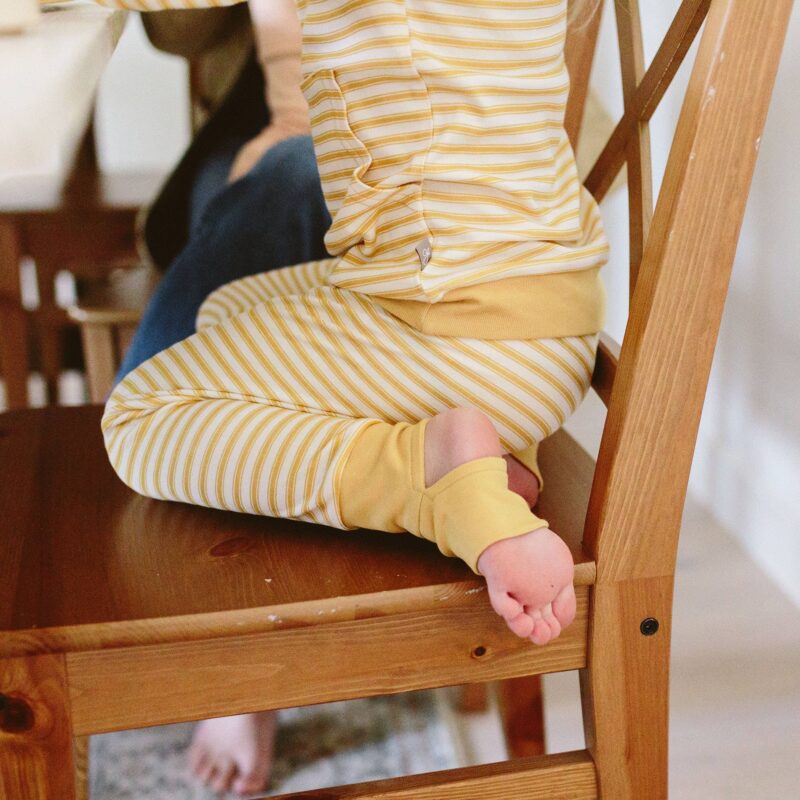 goumi Sun Stripe Bamboo Kid's Loungewear Set