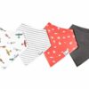 Copper Pearl Ace Baby Bandana Bib Set 4-Pack