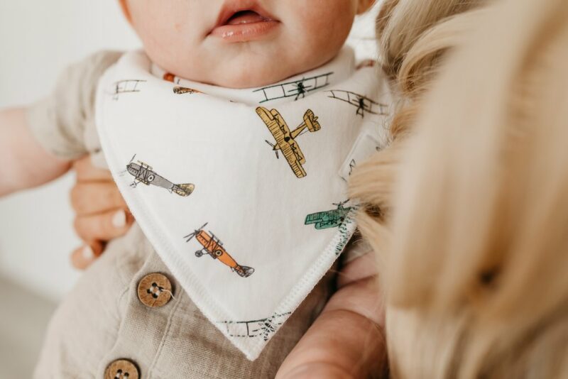 Copper Pearl Ace Baby Bandana Bib Set 4-Pack