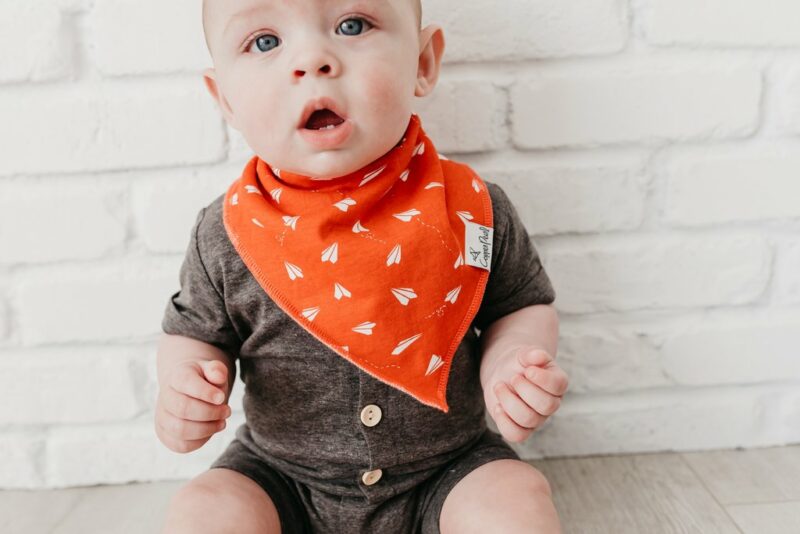 Copper Pearl Ace Baby Bandana Bib Set 4-Pack