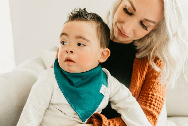 Copper Pearl Blaze Baby Bandana Bib Set 4-Pack