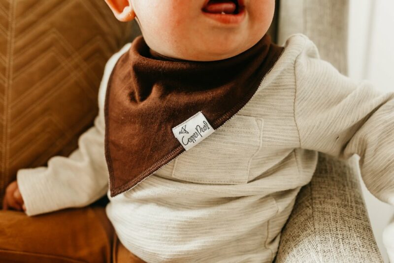 Copper Pearl Blaze Baby Bandana Bib Set 4-Pack