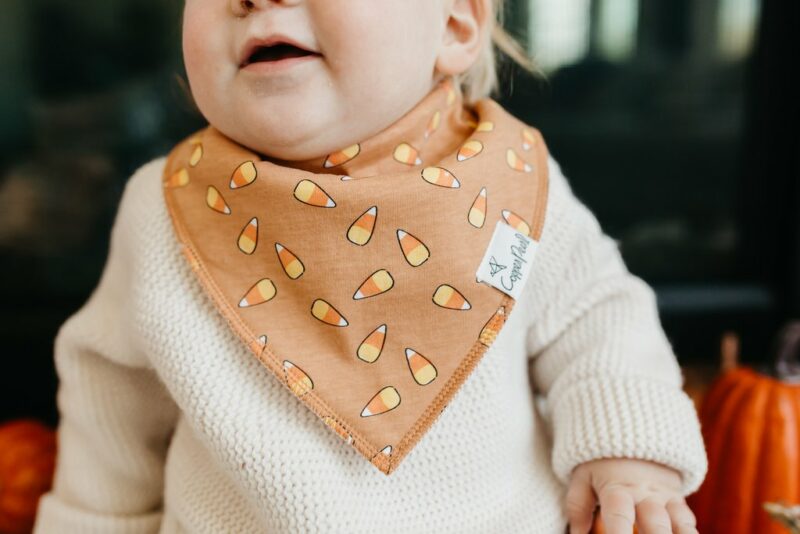 Copper Pearl Trick Baby Bandana Bib Set 4-Pack