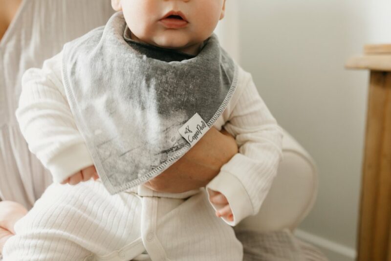 Copper Pearl Trick Baby Bandana Bib Set 4-Pack