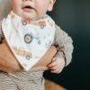 Copper Pearl Trick Baby Bandana Bib Set 4-Pack