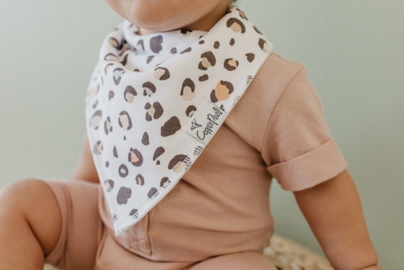 Copper Pearl Zara Bandana Bib Set 4-Pack