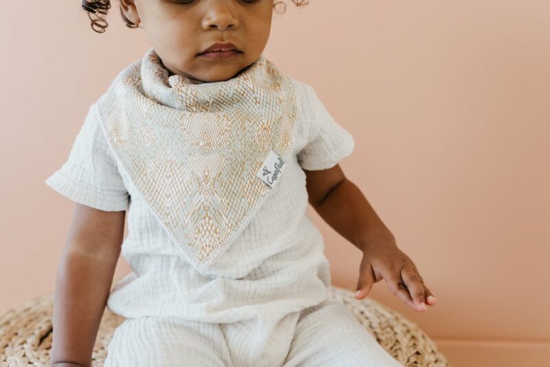 Copper Pearl Zara Bandana Bib Set 4-Pack