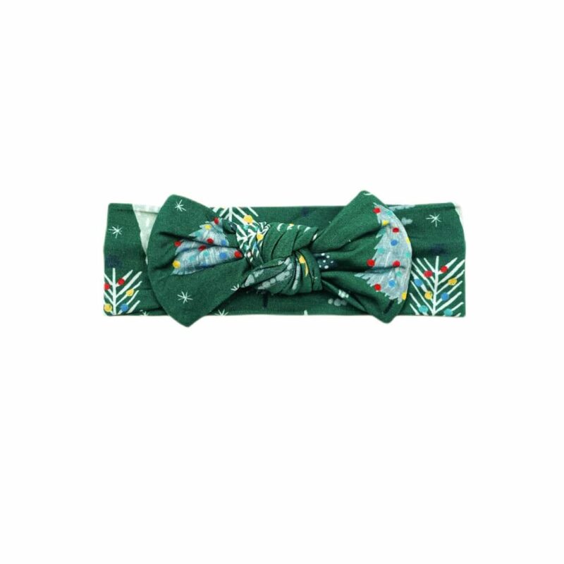 Little Sleepies Green Twinkling Trees Bamboo Viscose Headband