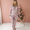 Little Sleepies Pink Twinkling Trees Women's Bamboo Viscose Pajama Pants