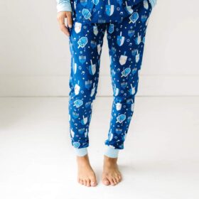 Little Sleepies Dancing Dreidels Women's Bamboo Viscose Pajama Pants