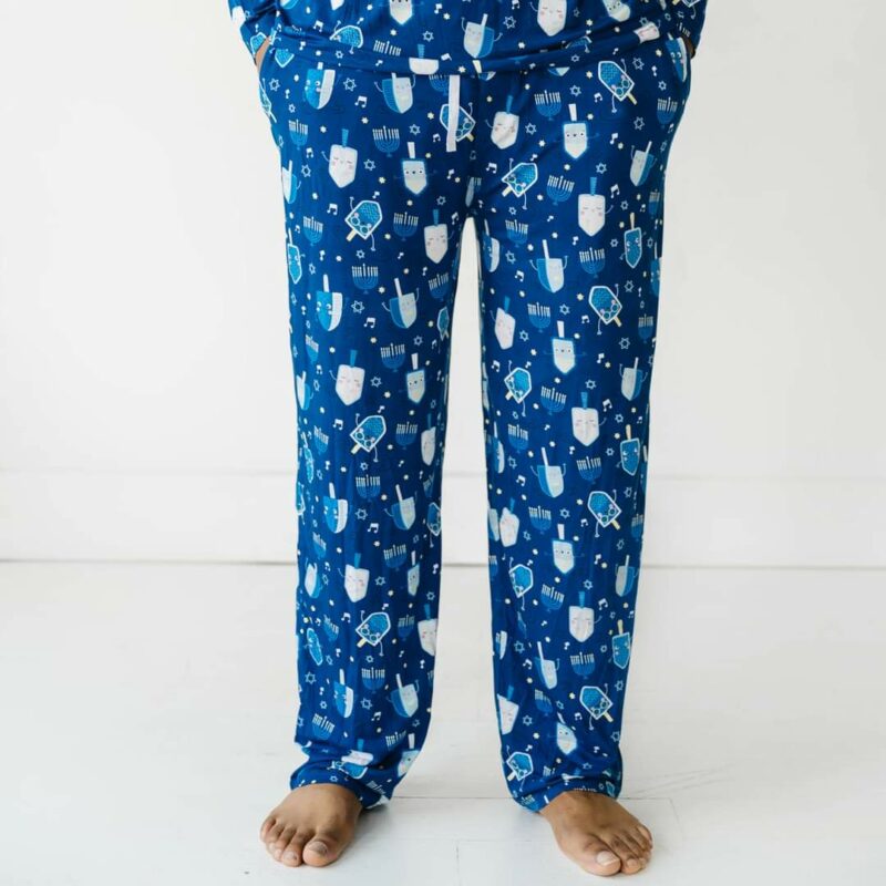 Little Sleepies Dancing Dreidels Men’s Bamboo Viscose Pajama Pants ...