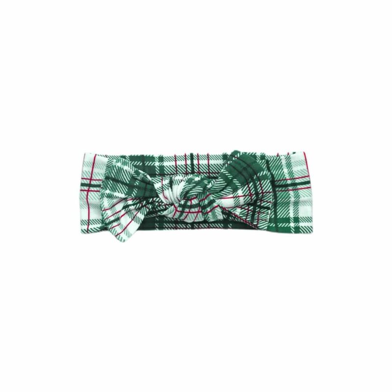 Little Sleepies Noel Plaid Bamboo Viscose Headband