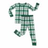Little Sleepies Noel Plaid Two-Piece Bamboo Viscose Pajama Set