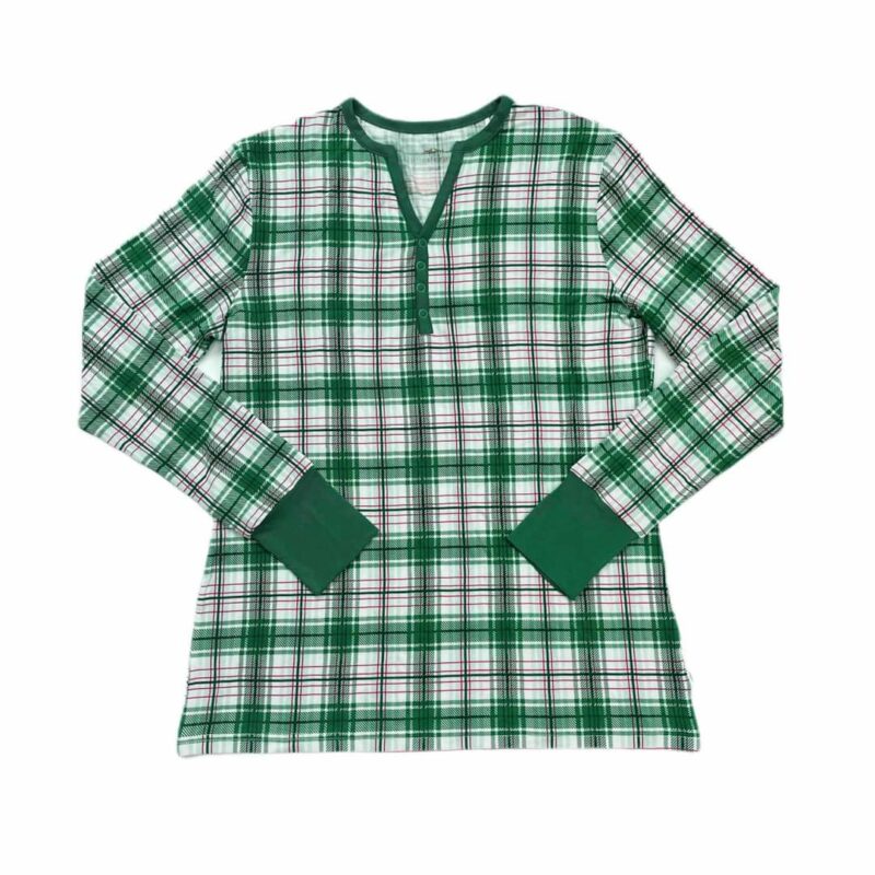 Little Sleepies Noel Plaid Women's Long-Sleeve Bamboo Viscose Pajama Top