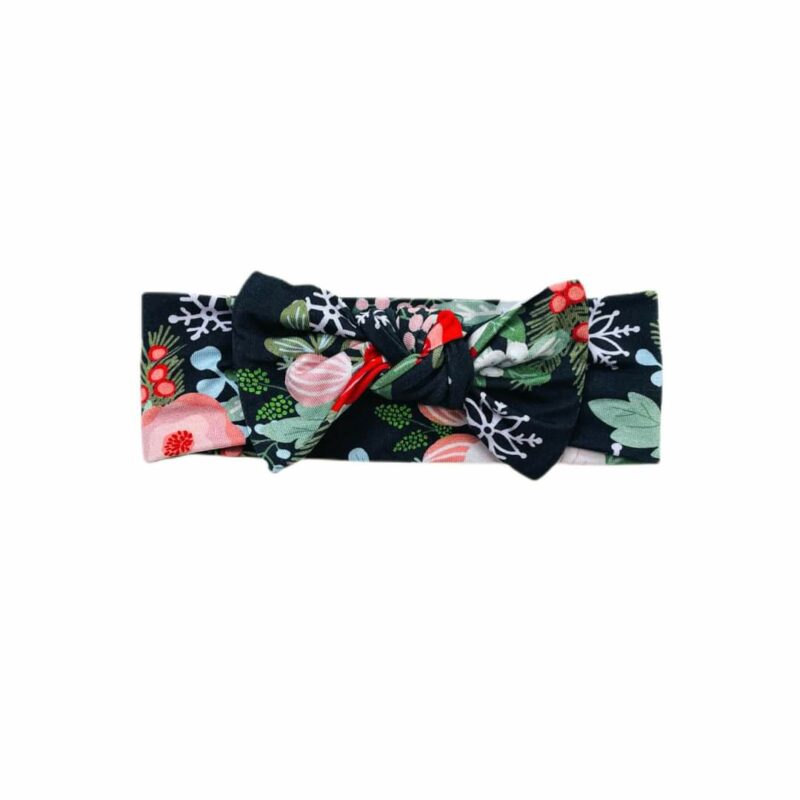 Little Sleepies Poinsettia Floral Bamboo Viscose Headband