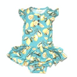 CuteCotton Lemon Squeezy Bamboo Viscose Twirl Dress