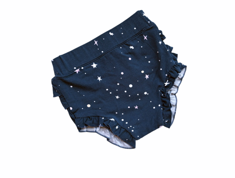 Laree + Co Logan Rockets and Galaxy Peplum + Bummie Bamboo Set