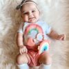 Itzy Ritzy Rainbow Itzy Pal Plushy + Teether