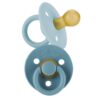 Itzy Ritzy Itzy Soother Natural Rubber Pacifier Set in Harbor + Coast