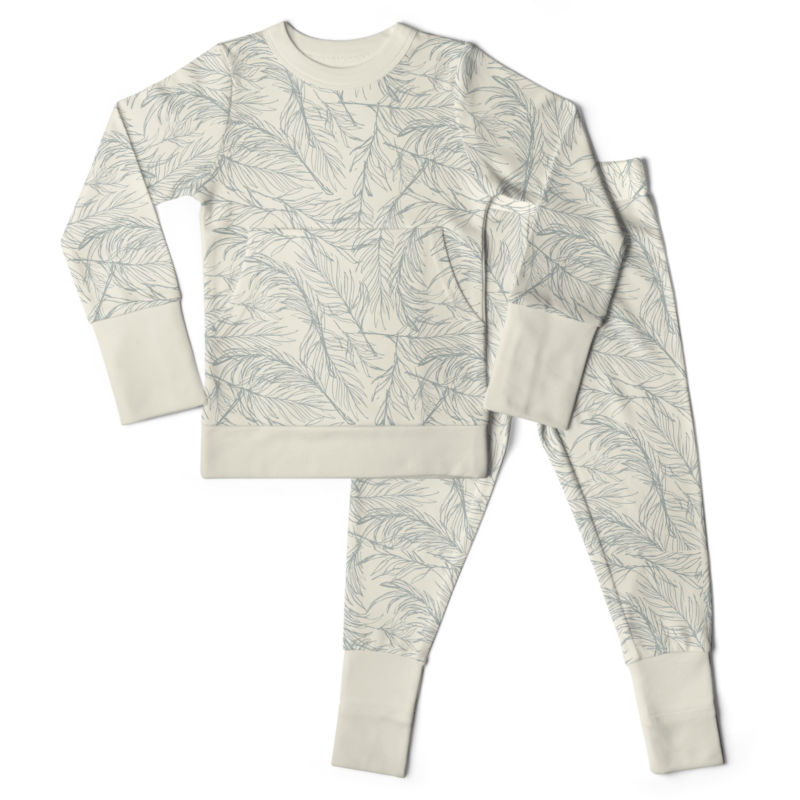 goumi Coastal Bamboo Kid's Loungewear Set goumi Coastal Bamboo Kid's Loungewear Set