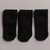 Squid Socks Coal Collection Black Bamboo Socks 3 Pack