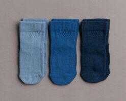 Squid Socks Colby Collection Blue Bamboo Socks 3 Pack