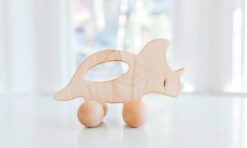 Bannor Toys Dino Wooden Push Toy