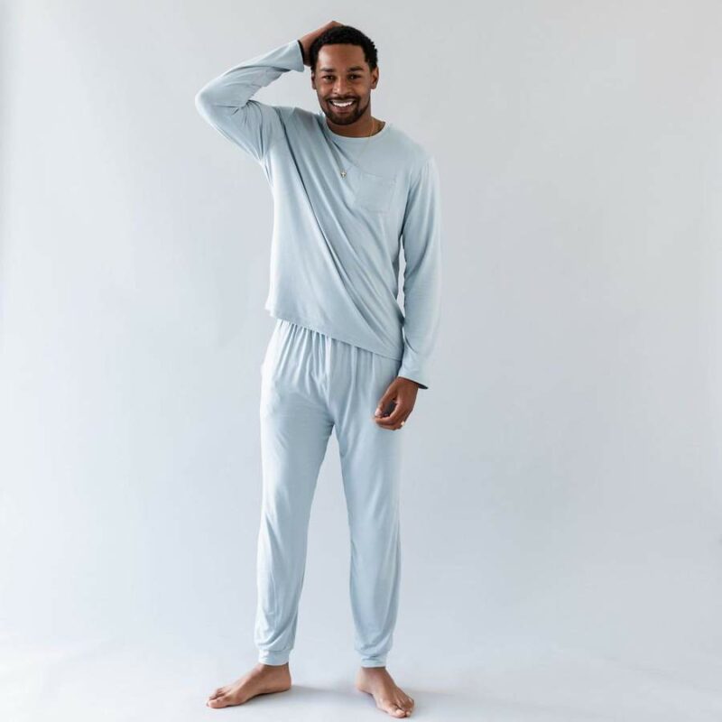 Kyte BABY Men's Jogger Set in Fog
