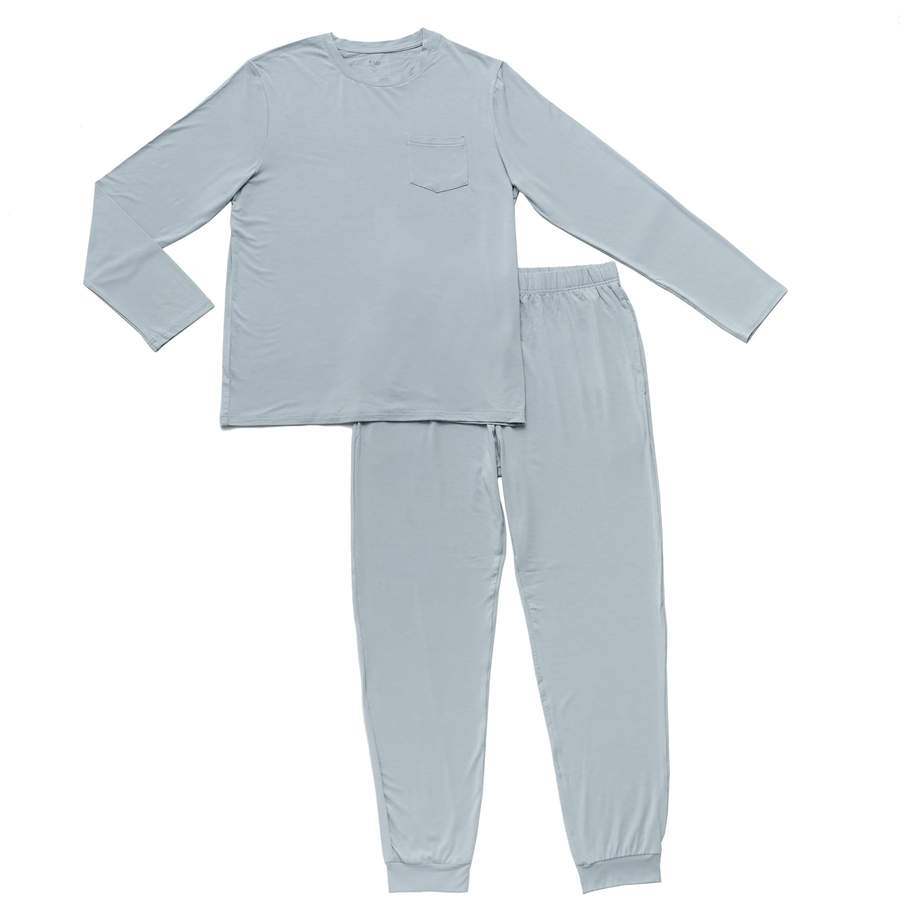Kyte BABY Men’s Jogger Set in Fog Blossom