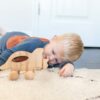 Bannor Toys Dino Wooden Push Toy